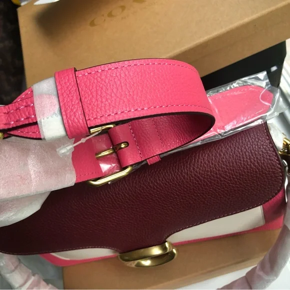 Coach tabby 26 shoulder bag in colorblock - Picture 10 of 13